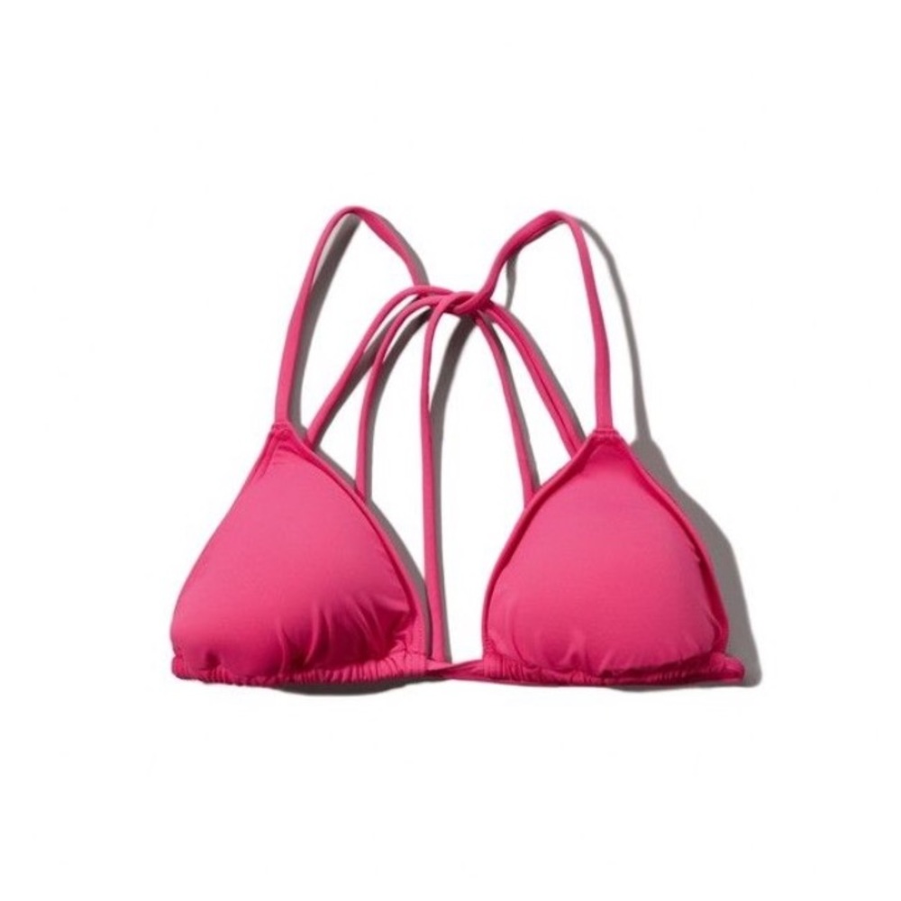 Pink strapy bathing suit top